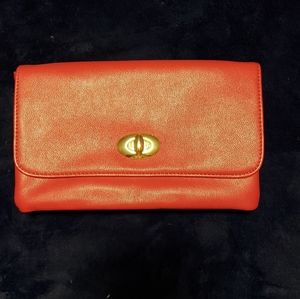 Red crossbody purse